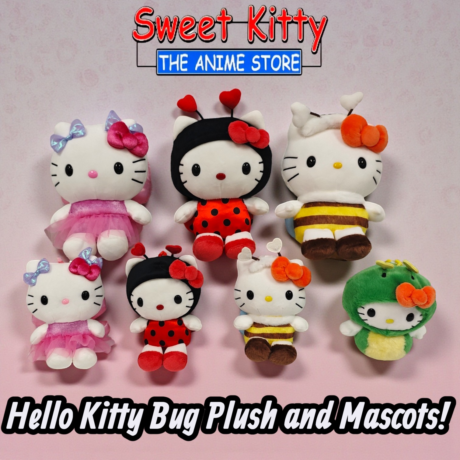 Sweet Kitty - 🦋 Hello Kitty Bug Plush & Mascot Collection... | Facebook