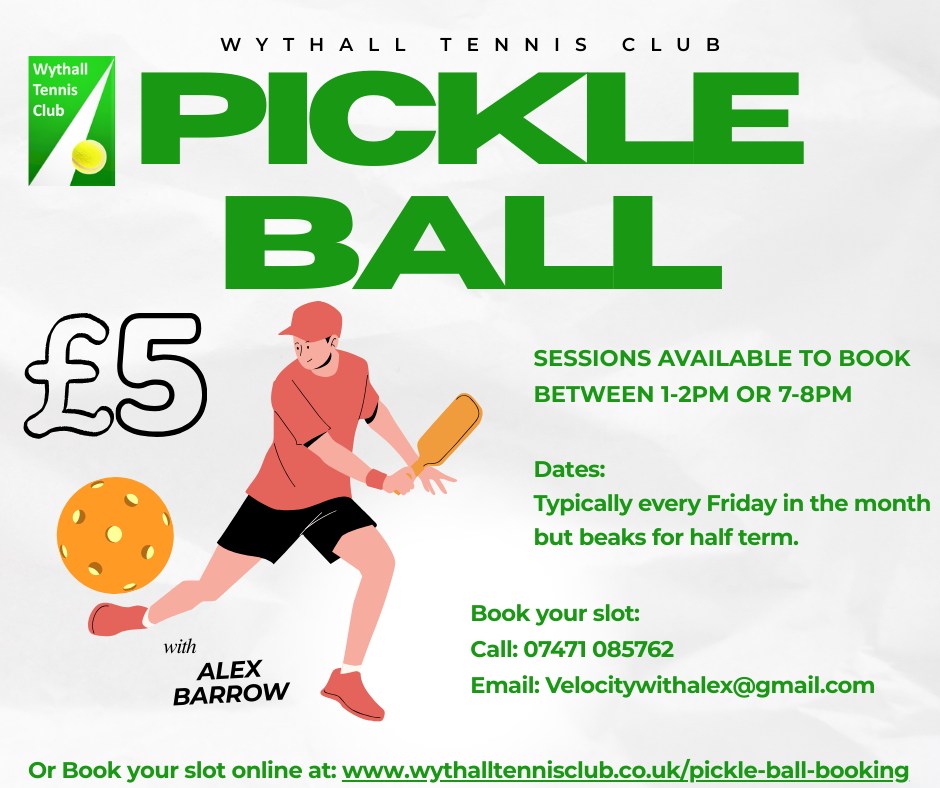 Wythall - 🔥 Pickleball is at WYTHALL! 🎾 Don’t miss the action – we’ve ...