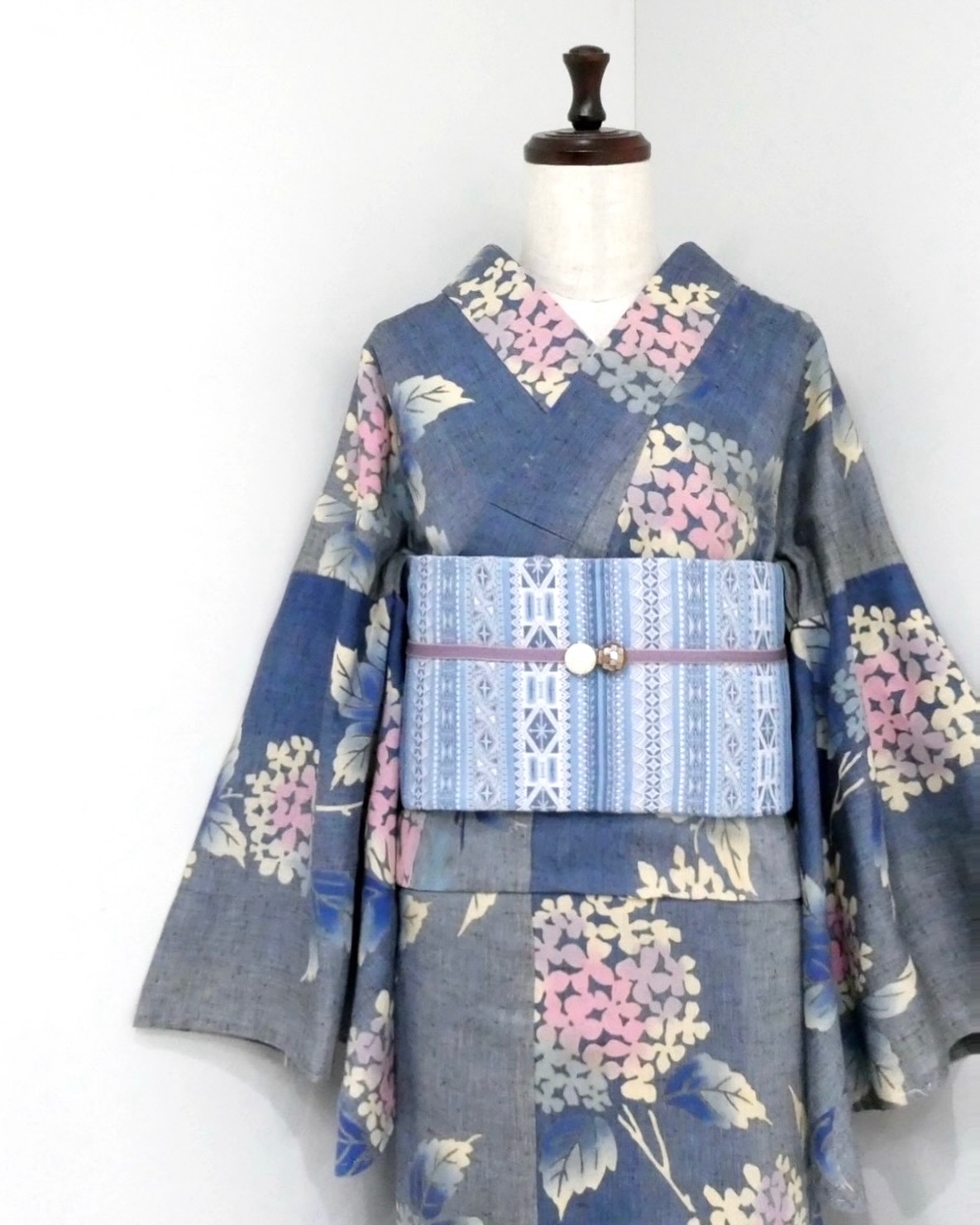 雅星本店 - 人気カラーの有松鳴海絞りと オリジナル半幅帯【渦巻き
