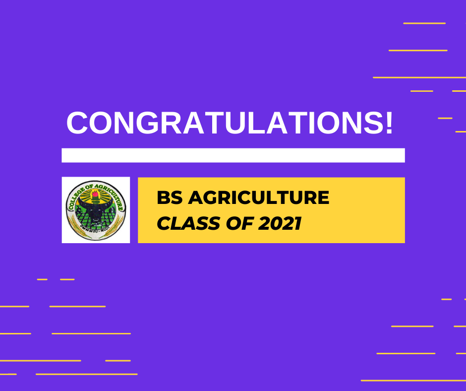 Congratulations to the... - DMMMSU-College of Agriculture
