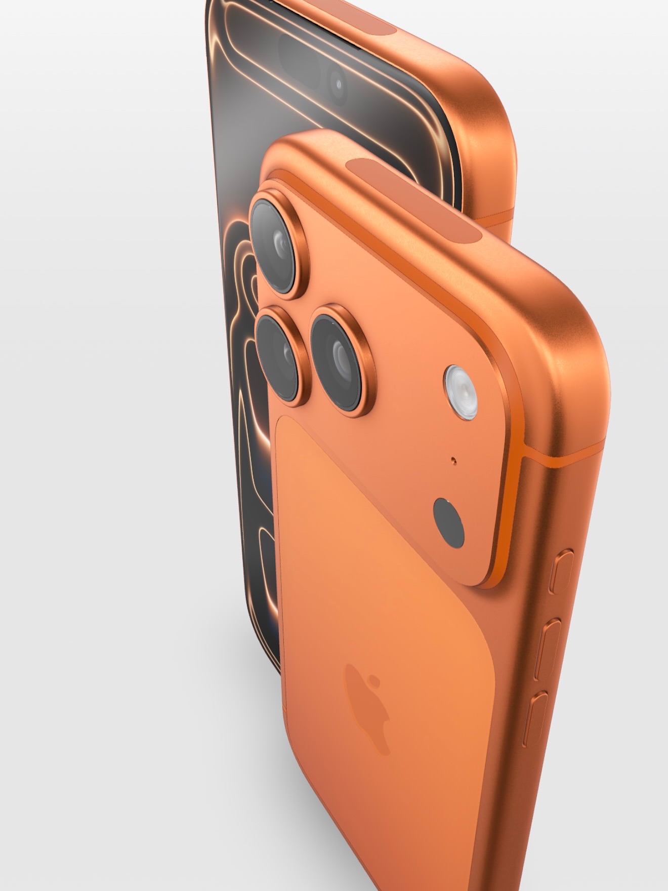iPhone 17 Pro Max in Cosmic Orange Would you get an 🍊 phone?