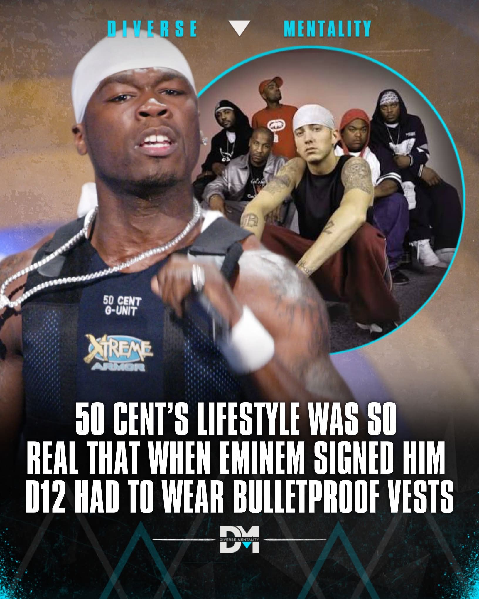 Eminem Shady Records ラバーバンド 50 Cent D12 50 CENT BROUGHT A WHOLE DIFFERENT ENERGY TO SHADY RECORDS