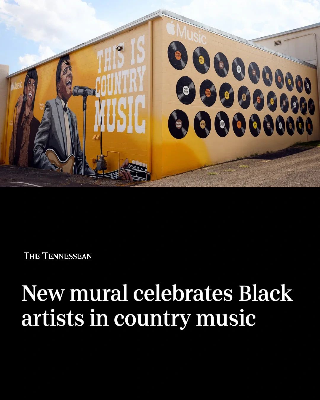 A new Nashville mural honors Black country pioneers like Charley