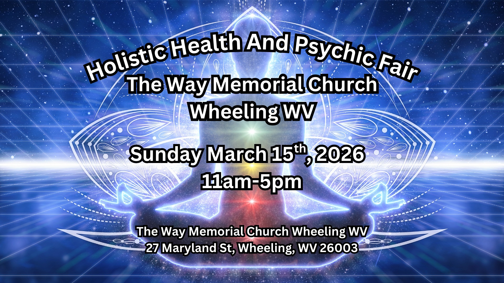 🔮 Holistic Health & Psychic Fair – The Way Memorial Church Wheeling WV