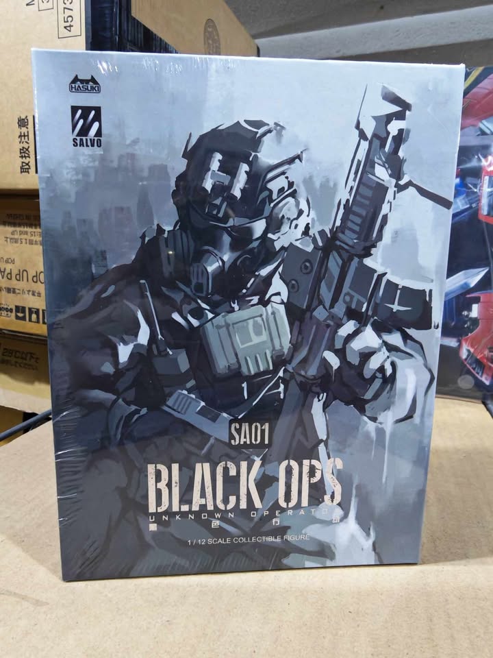 Hasuki SA01 1/12 Salvo Black Ops Unknown Operator figure for sale