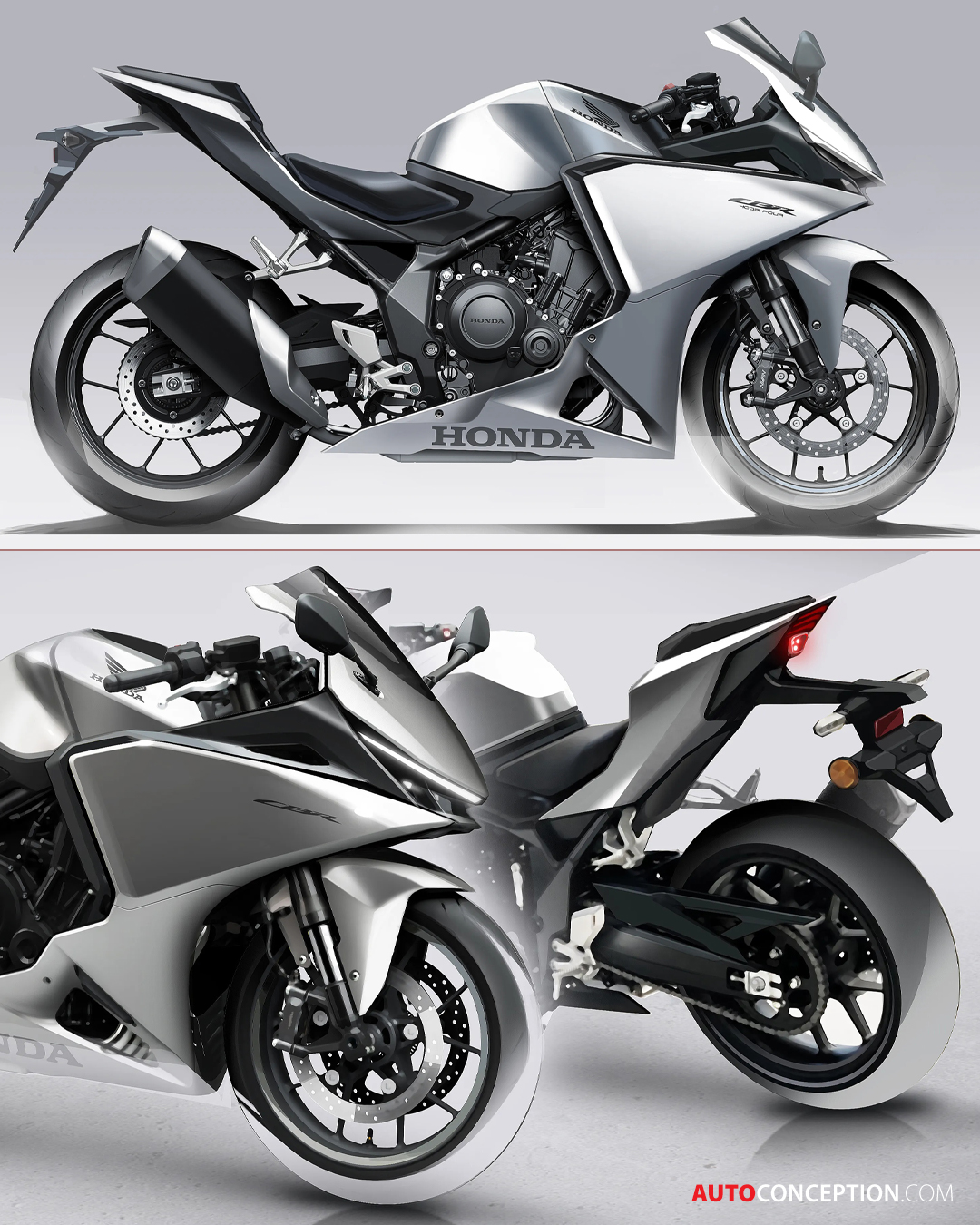 アンドマリー Official sketches from Honda Motorcycle's design team showcase the