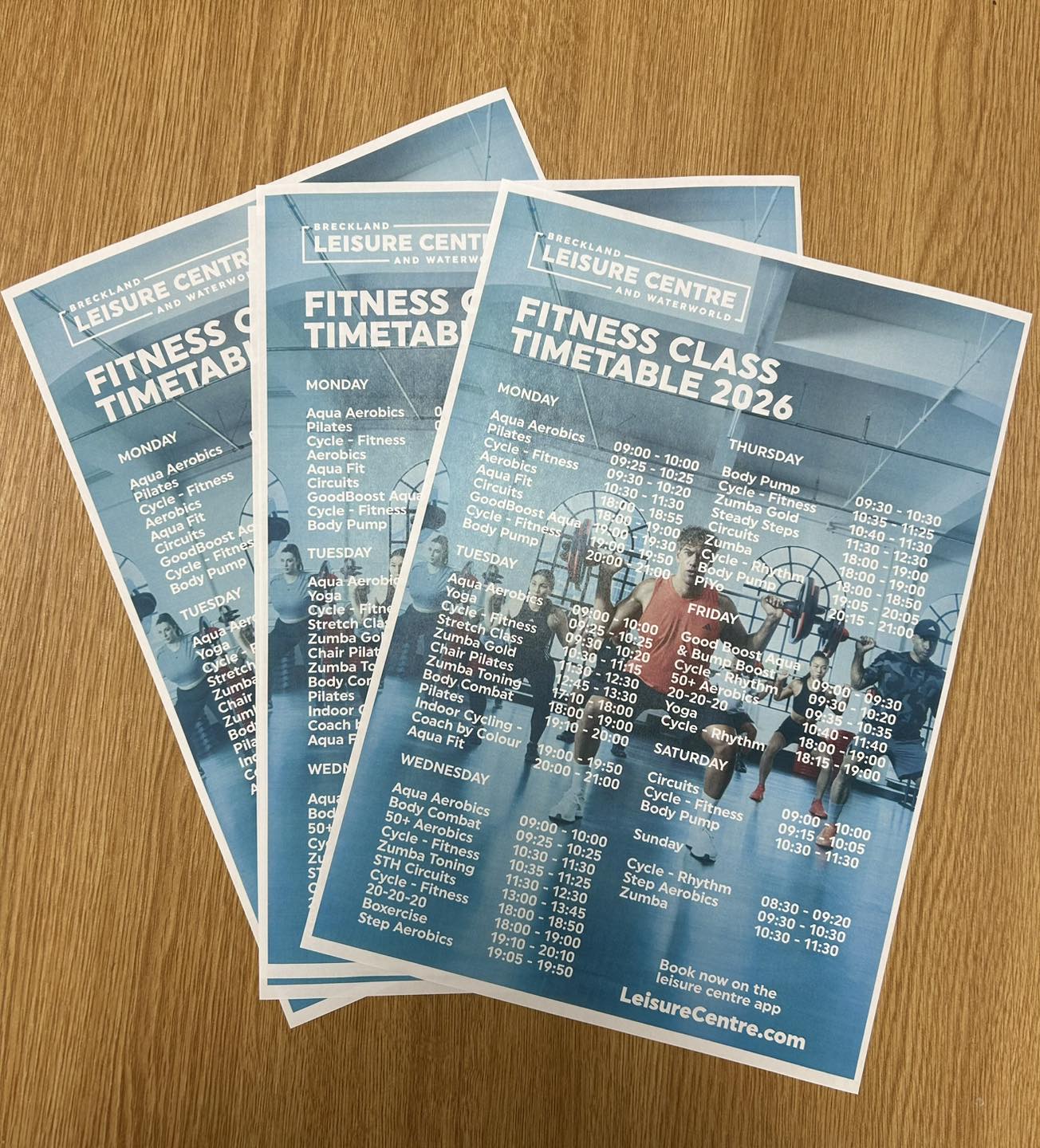 Breckland - 🤩💫 NEW FITNESS CLASS TIMETABLE 💫🤩 NEW for 2026 - Our new ...