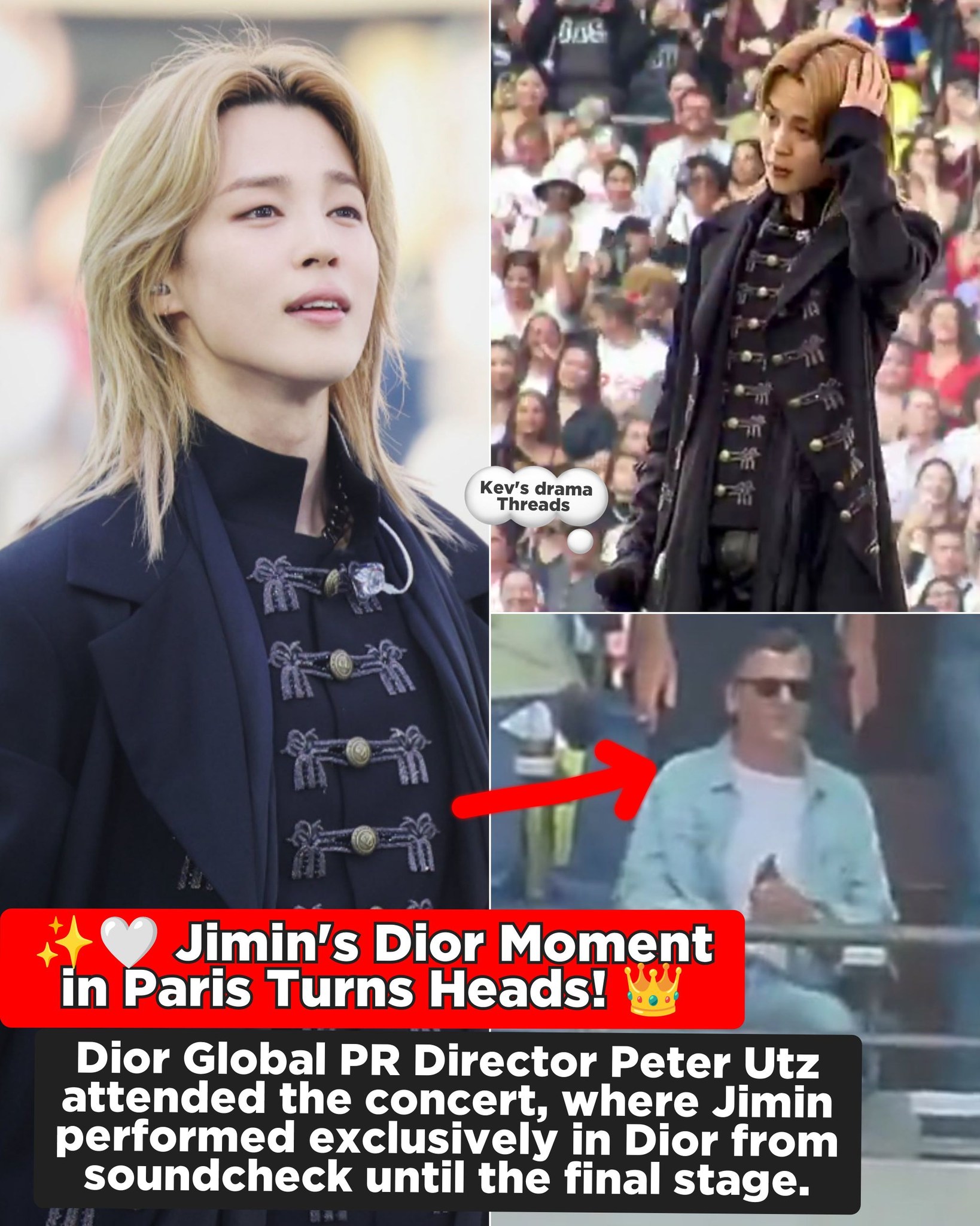 🔥 Jimin Stuns Paris in Custom Dior Designed Just for Him