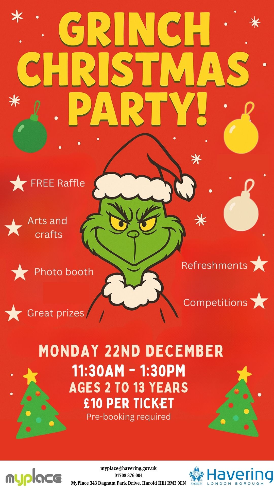 MyPlaceRM3 - 🎄💚 THE GRINCH CHRISTMAS PARTY IS HERE! 💚🎄... | Facebook