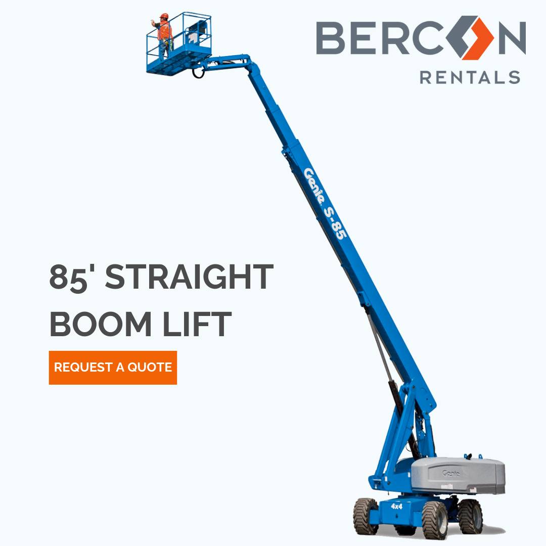 Bercon Rentals - The 85’ Straight Boom Lift delivers... | Facebook