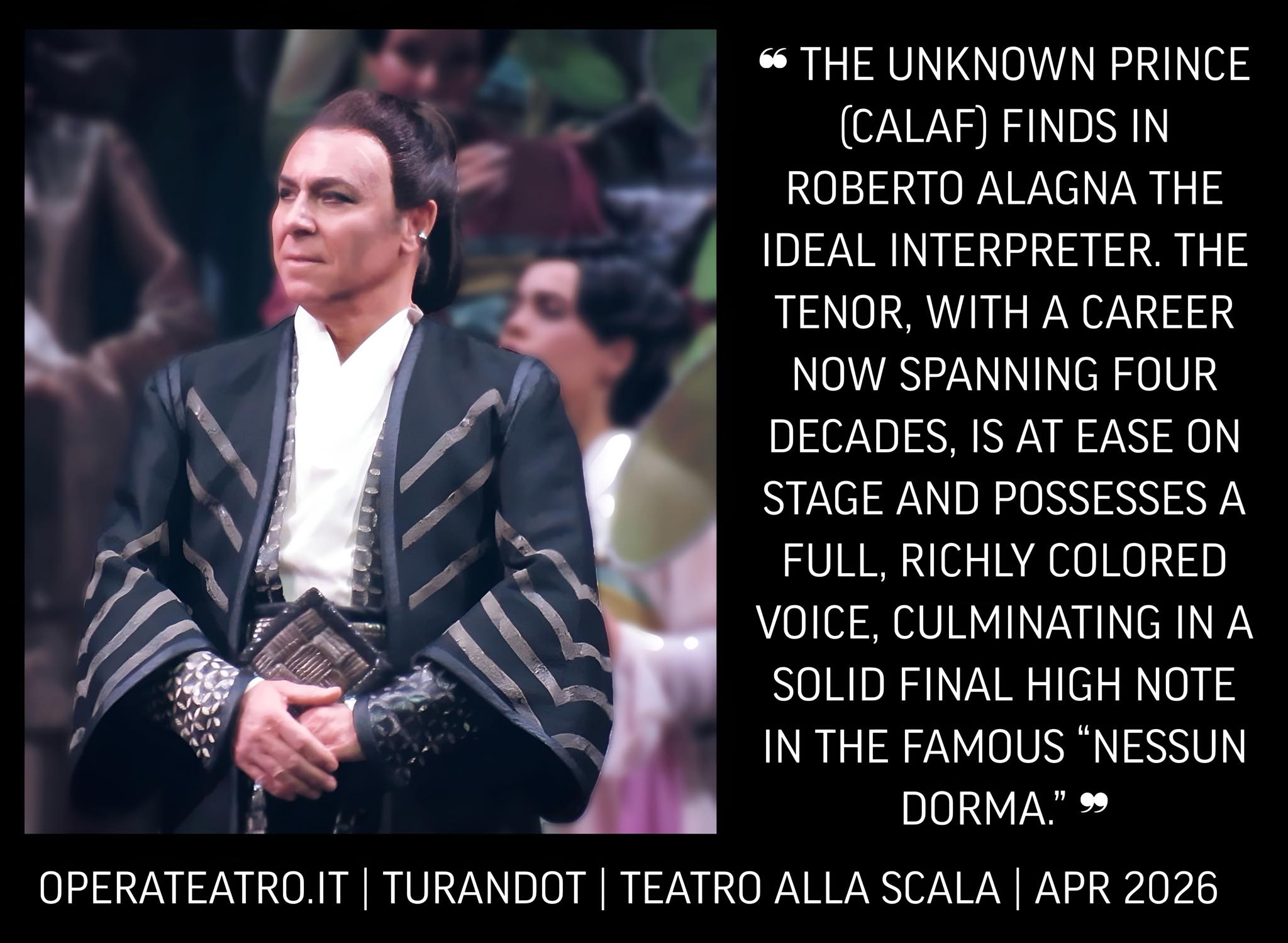 ✪ REVIEW ?? TURANDOT Teatro alla Scala 04/2026 | ❝ The Unknown 