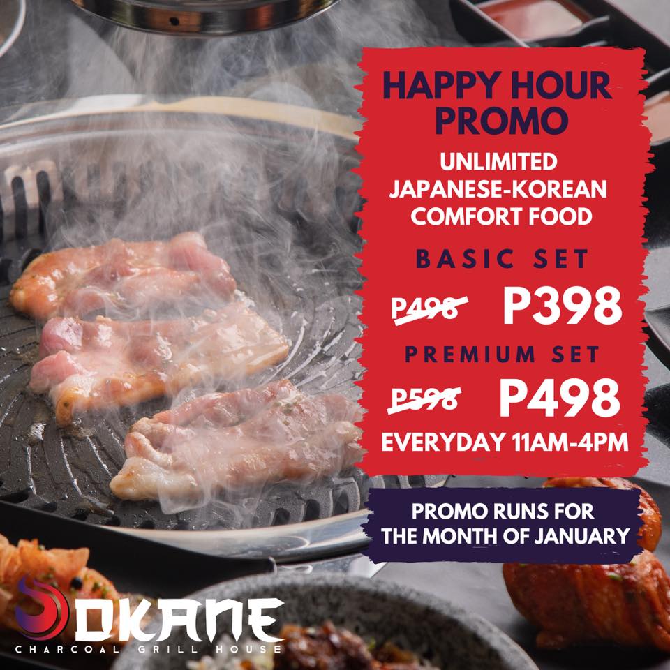 Happy Hour Goodness Enjoy Okane Charcoal Grill House Facebook