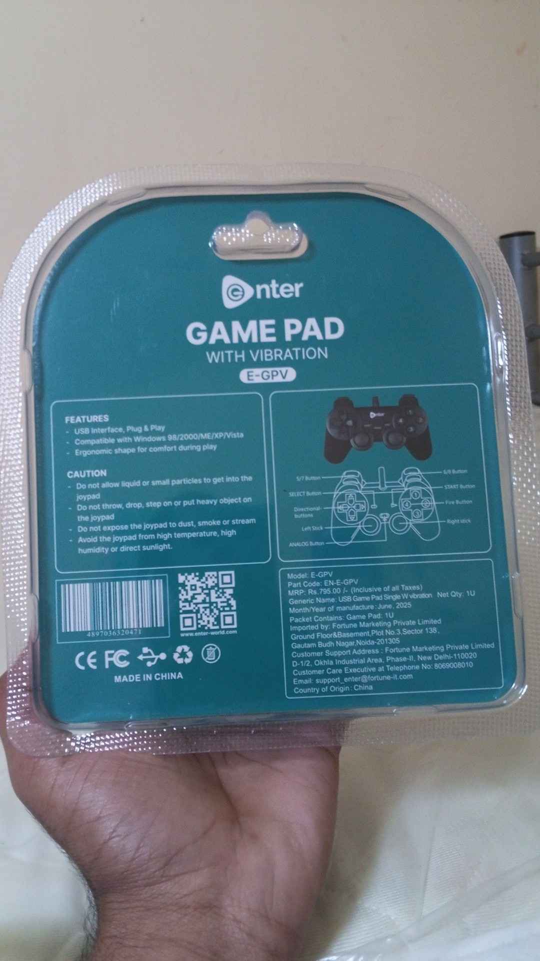 Enter gamepad with vibration - Controllers & Attachments - Dubai ...