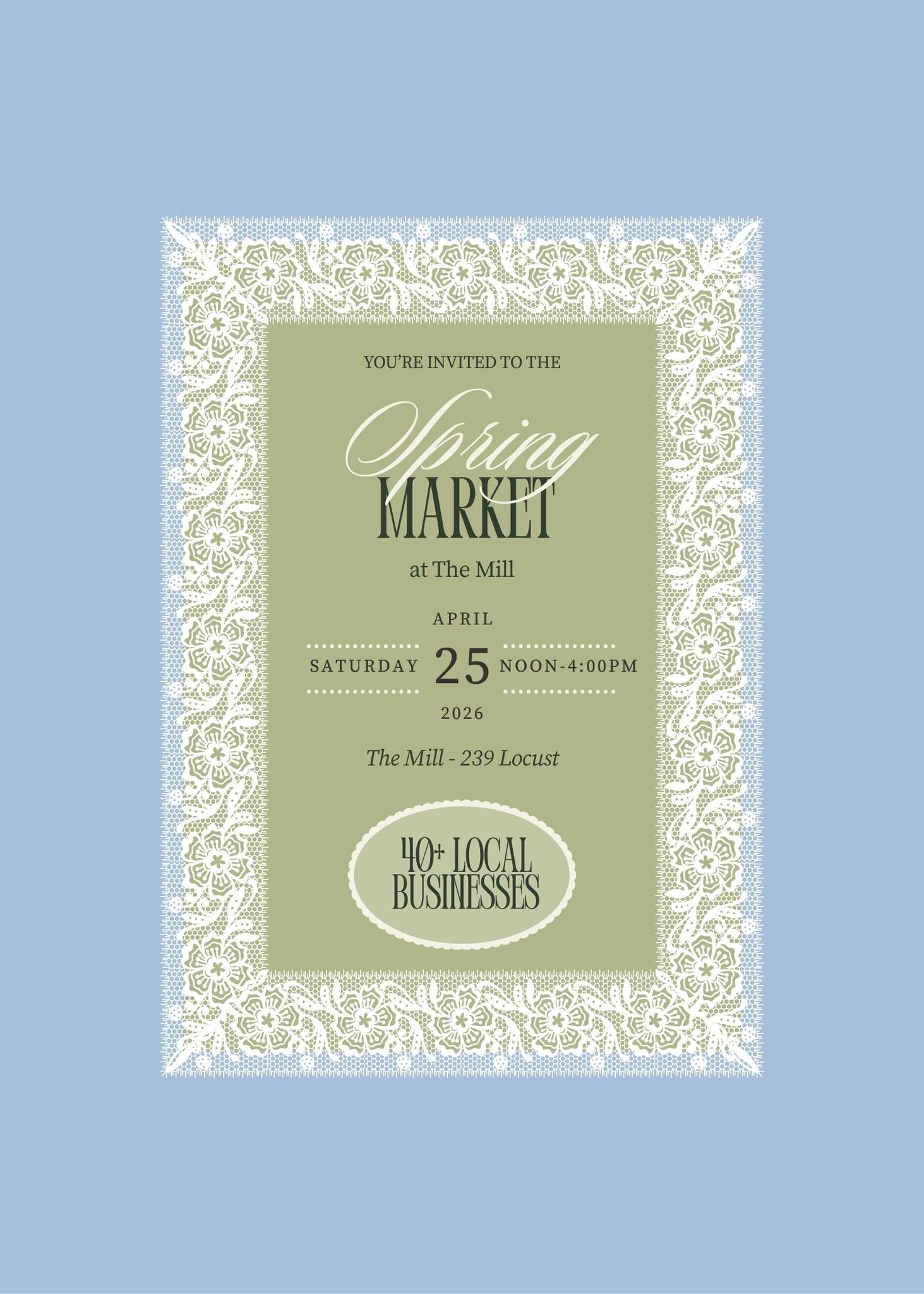 Spring Market at the Mill