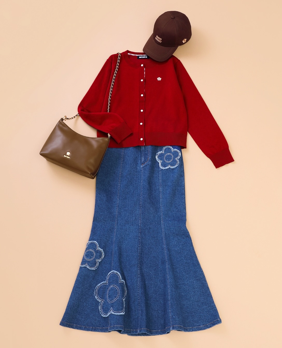 リボンデイジーコンパクトカーディガン - #MARYQUANT #2024WINTER