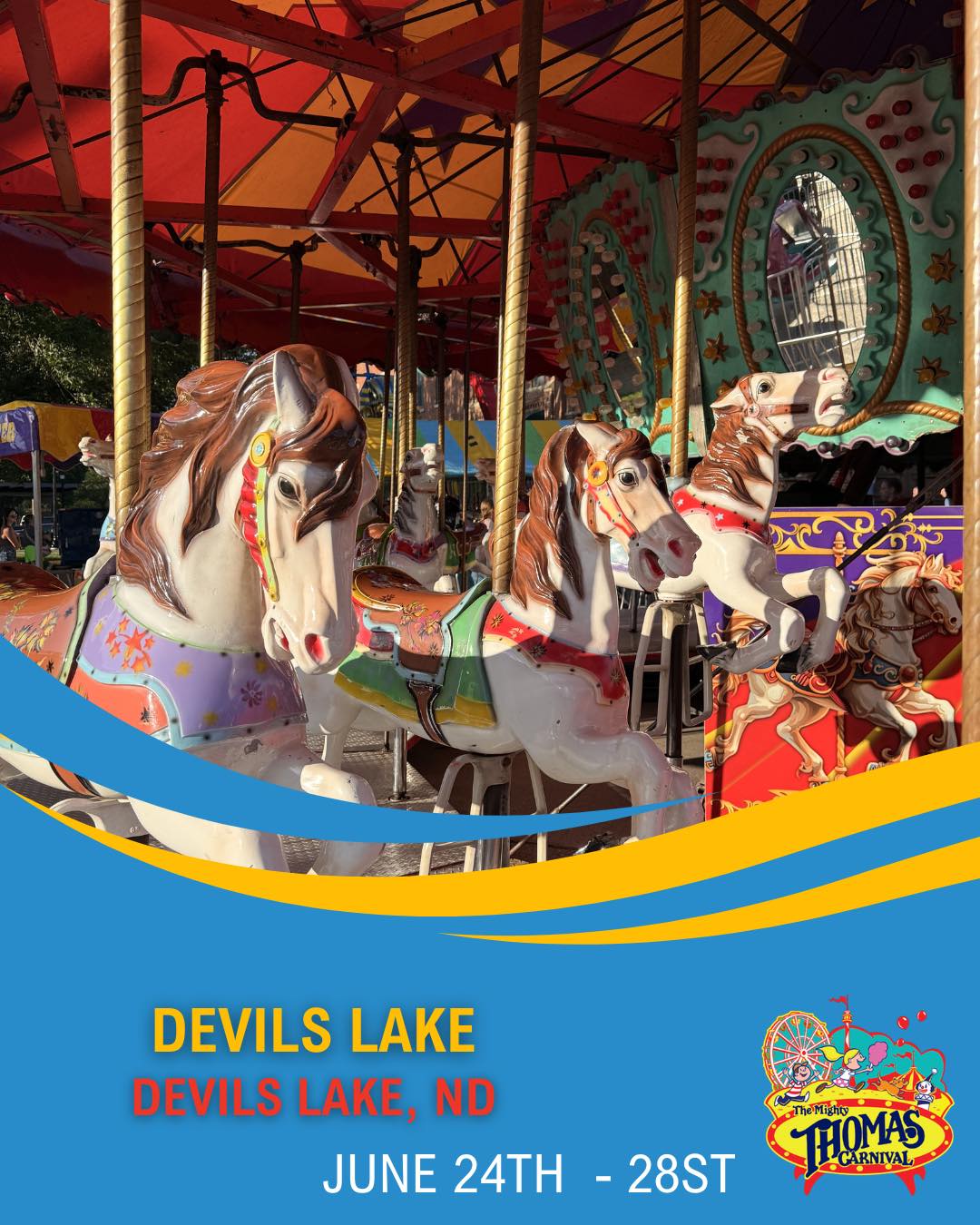 🎡 The wait is over, Devils Lake! Opening Day is here! 🎡 Join us