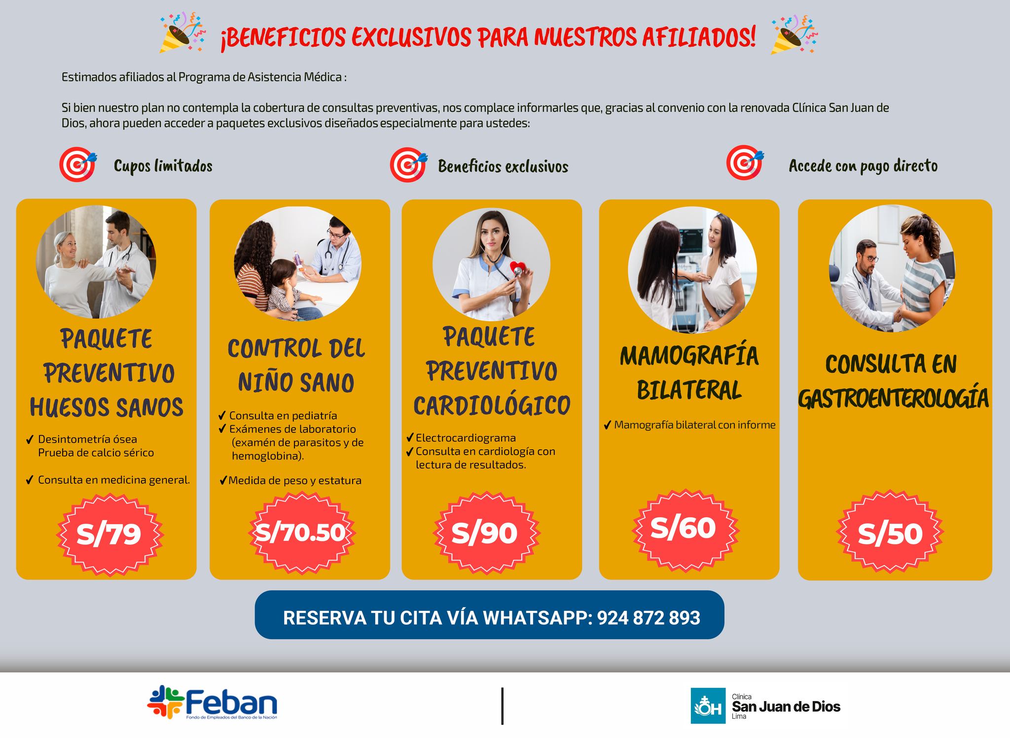 FEBAN - 🎉 ¡Beneficios exclusivos para afiliados! Cupos limitados ...