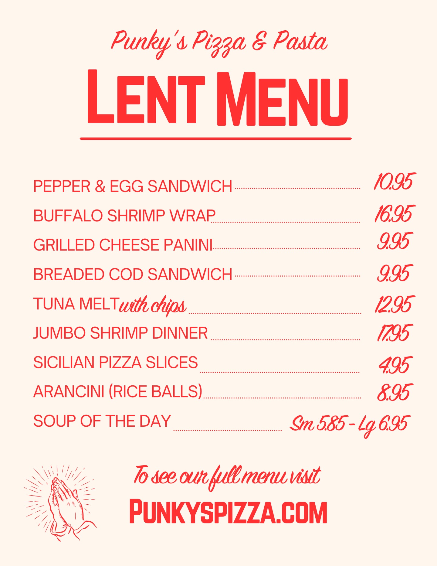 Punky's Pizza & Pasta added a new... - Punky's Pizza & Pasta