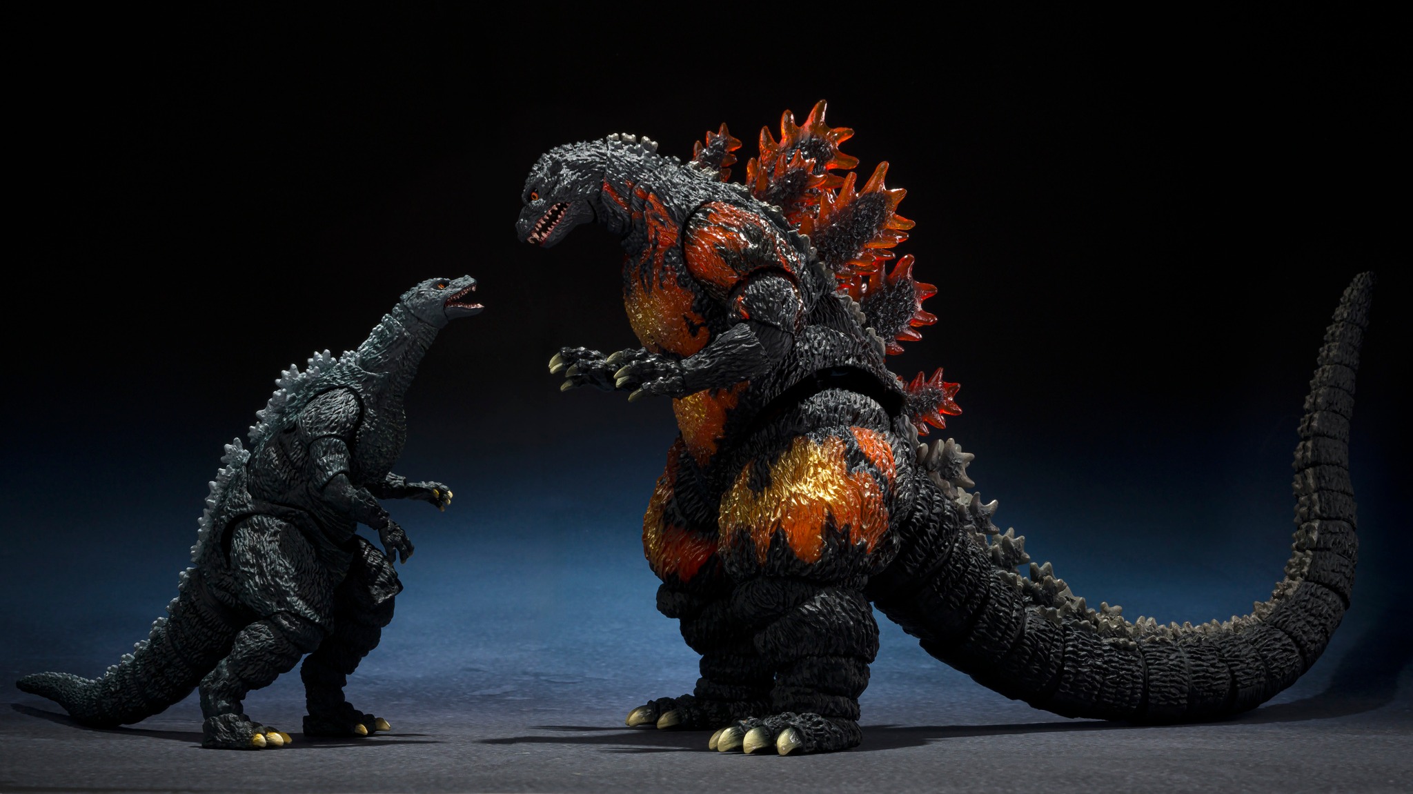 S.H.MonsterArts Godzilla Jr & Destoroyah Evolution Set from 