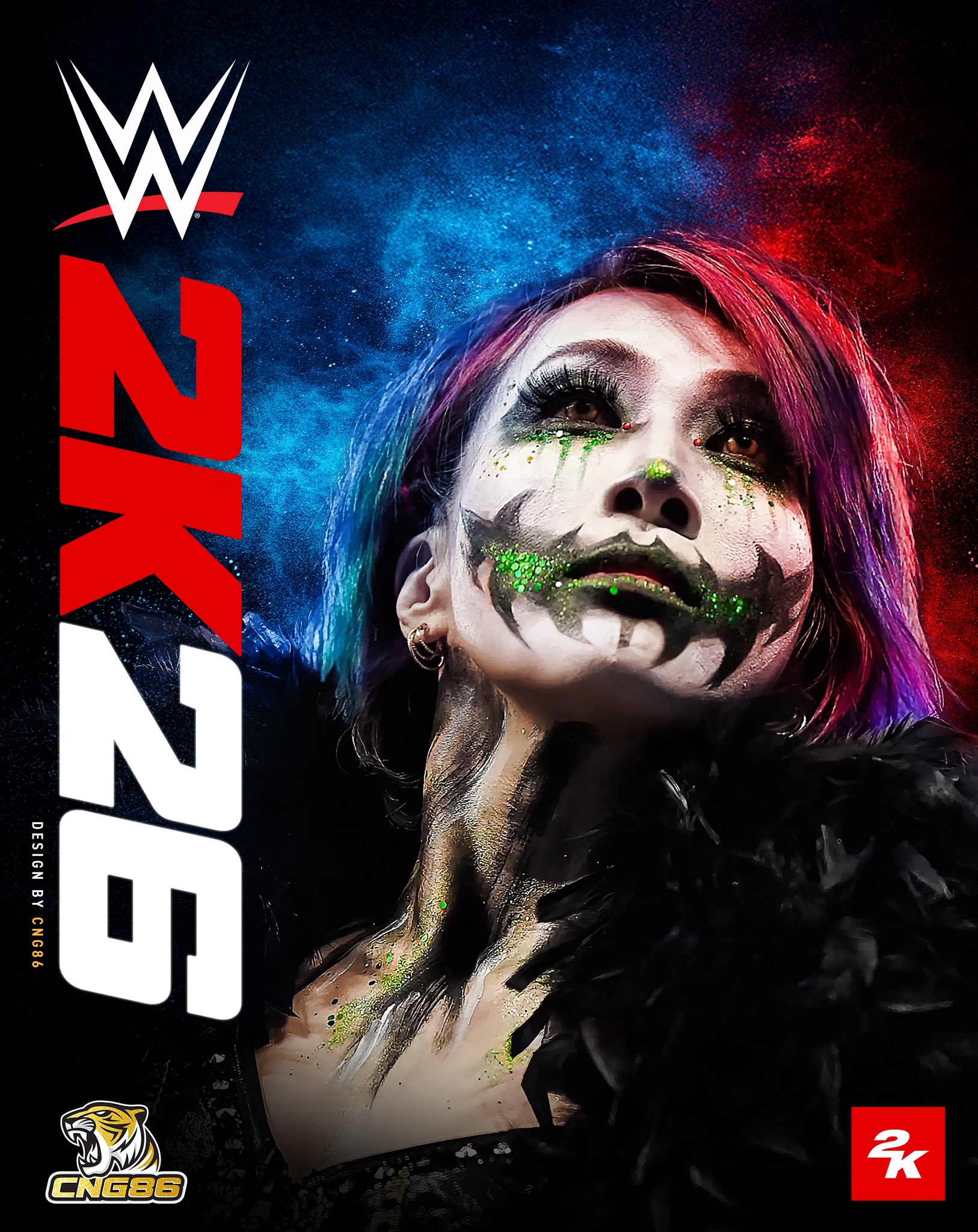 Nobody is ready for Asuka 👹 Asuka is headlining the new Facepaint