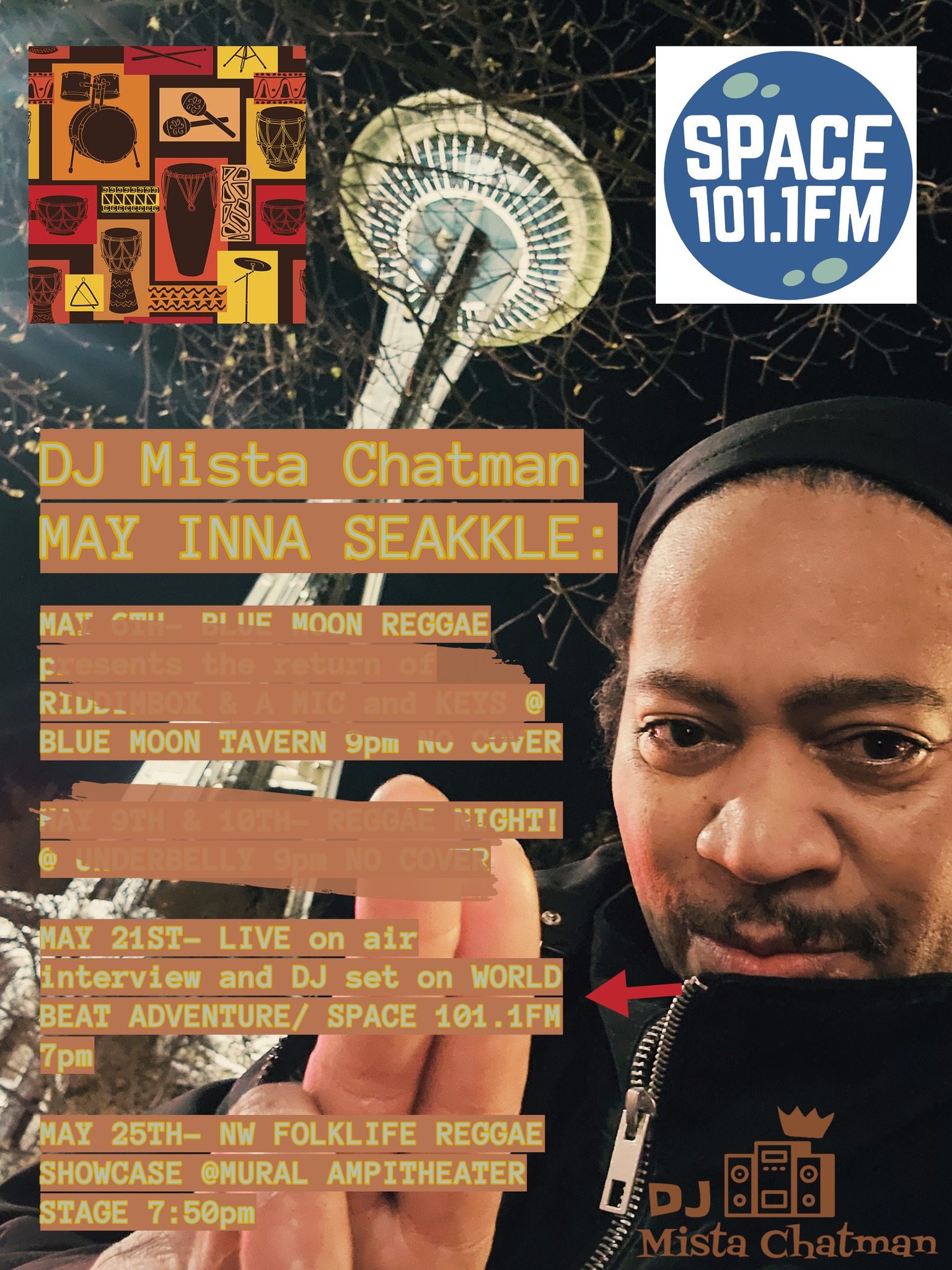 Mista - DJ Mista Chatman's MAY INNA SEAKKLE resumes today with a live ...