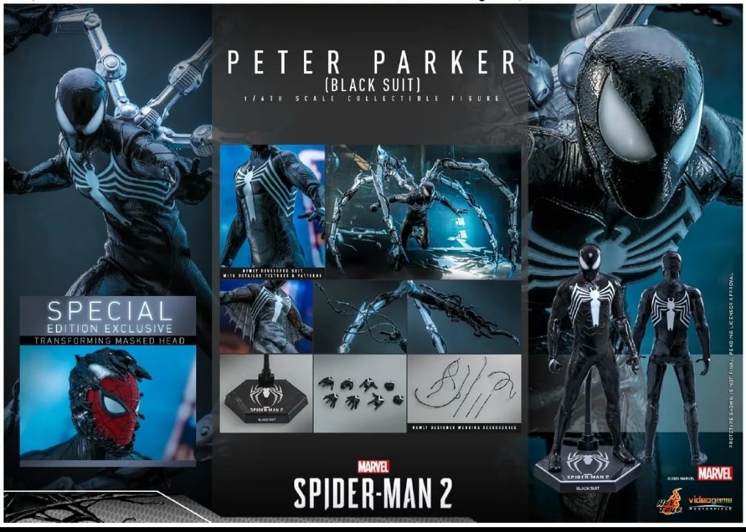 Filbars - VGM56B Spider-Man 2 Peter Parker ( Black suit) Special ...