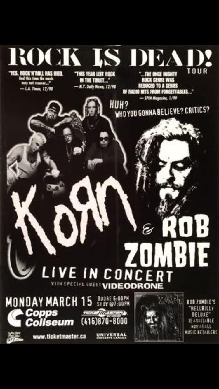 White Zombie and Ramones at Copps Coliseum in Hamilton