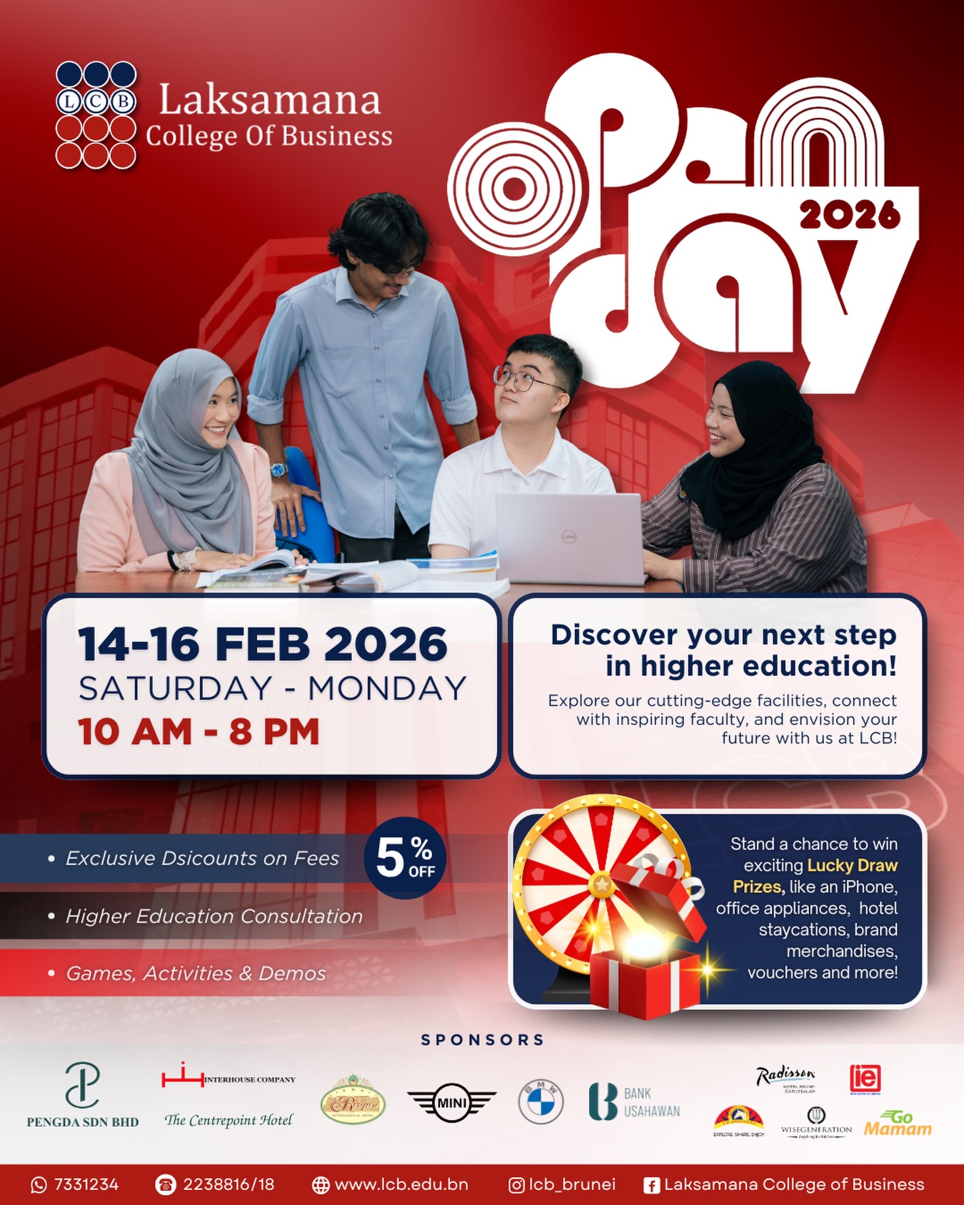 Laksamana - 🎓 OPENDAY 2026 at Laksamana College of Business 🎓 O Level ...
