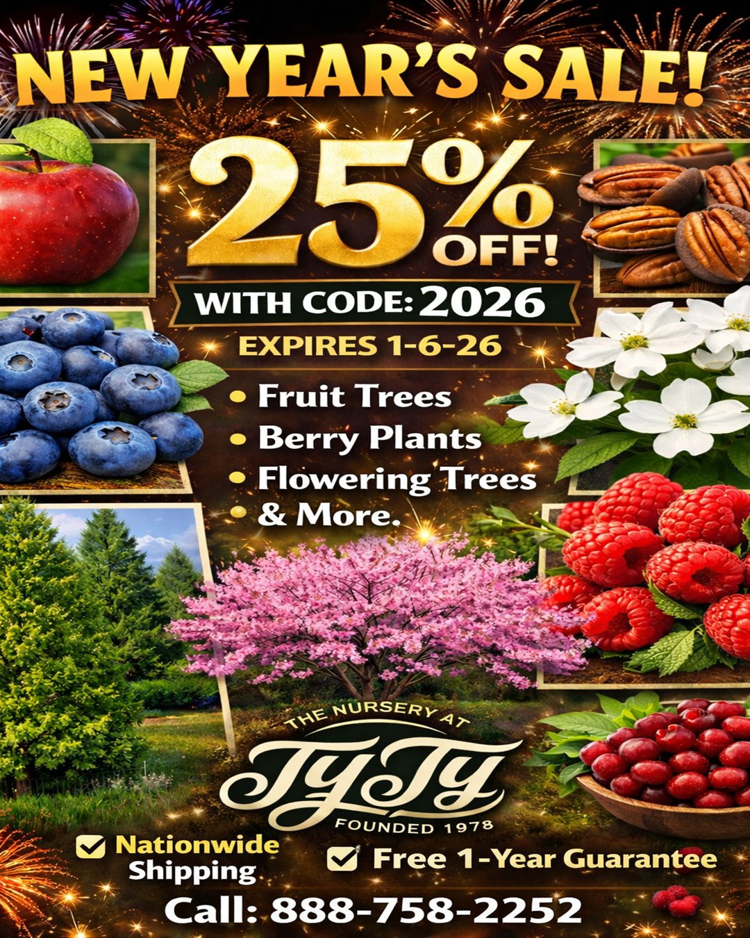 Ty Ty Nursery - 25% Off All Plants This New Year! Save... | Facebook