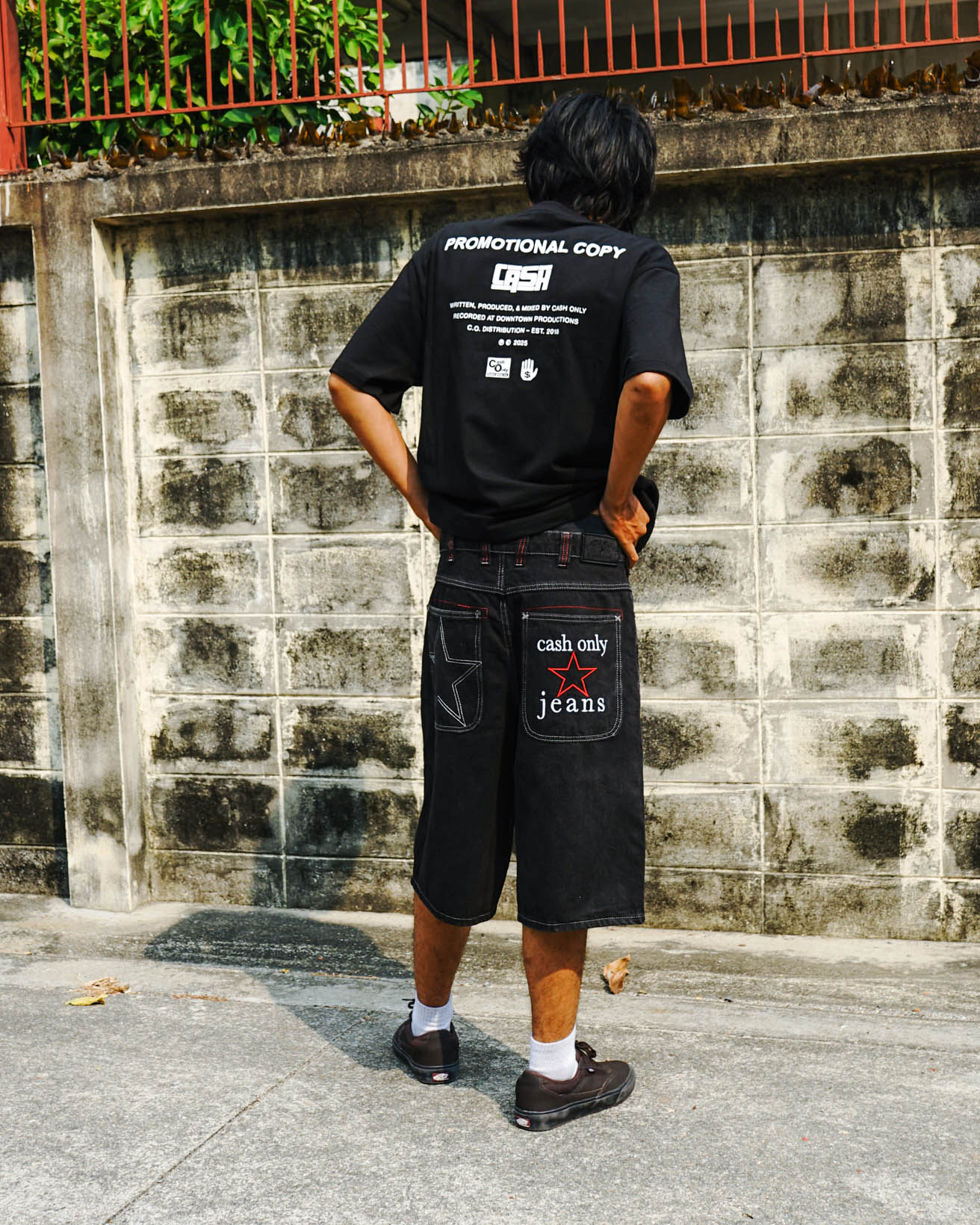 New denim jeans and shorts from Cash Only. Choose from logo jeans 