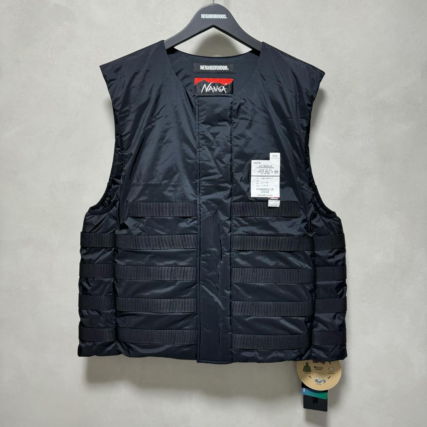 NEIGHBORHOOD X NANGA . TACTICAL DOWN VEST ✨實品分享⚠️需提早登記 