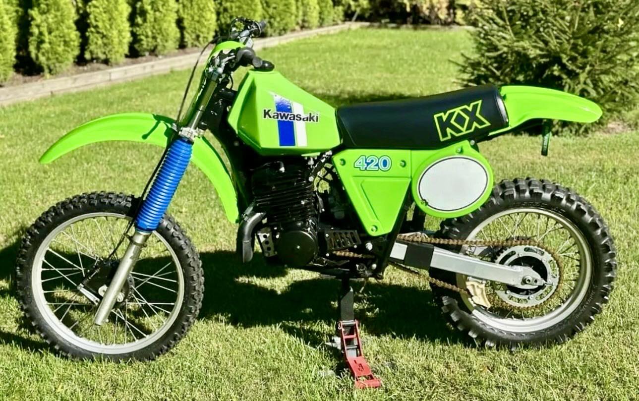 1980 KAWASAKI KX420! THAT STANDS FOR CC'S!! 🤦‍♂️