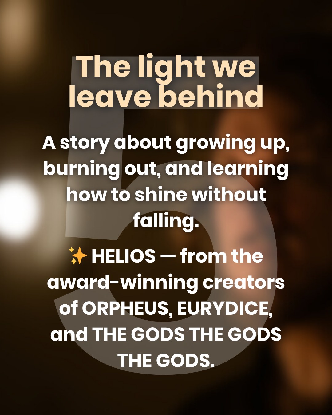 Oldham - 🌞 5 Reasons to See HELIOS 🌞 Dive into a blazing reimagining of ...