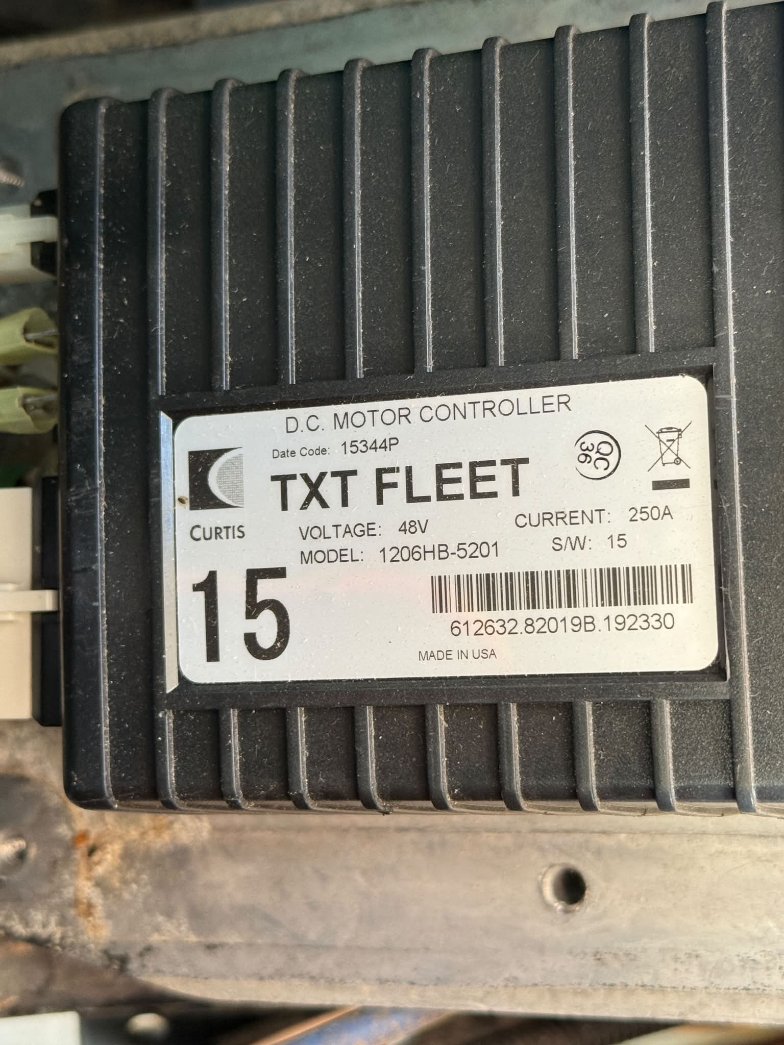 Programming 1206HB-5201 Curtis controller for 20mph on EZGO TXT