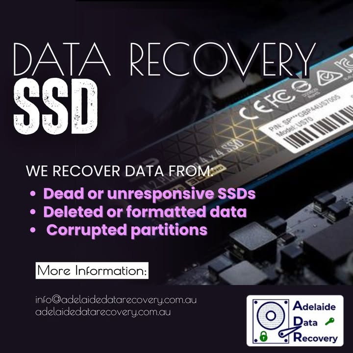 Adelaide - ⚡ SSD FAILED? YOUR DATA ISN’T GONE FOREVER. SSDs are fast ...