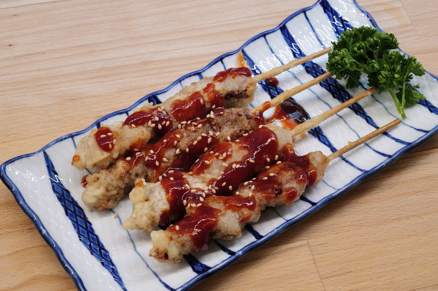 Umai - 🔥🆕 Beef Kushiage Our new dish Beef Kushiage... | Facebook