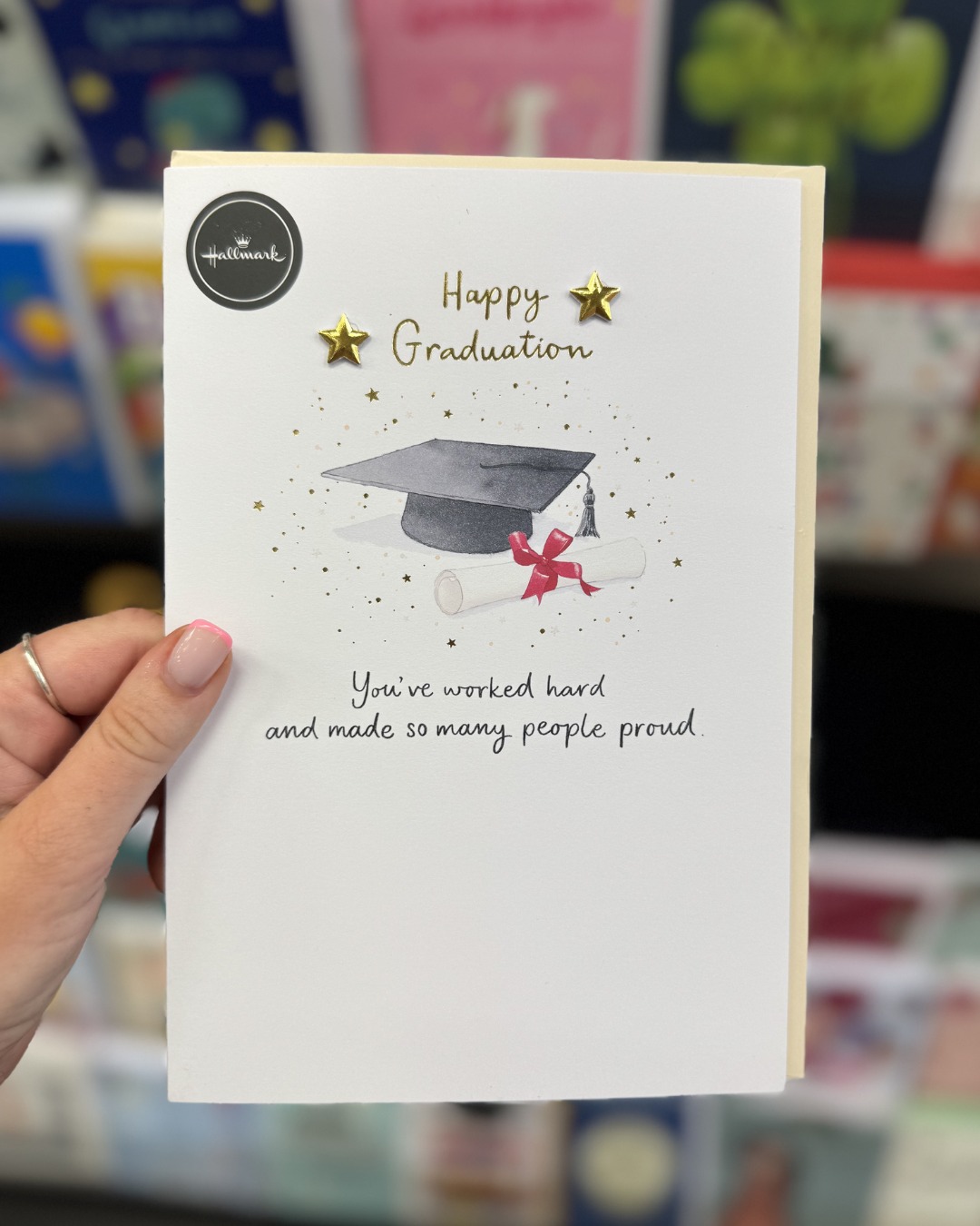 what to say in a grad card Missonemi Master's Degree Graduation Card, Congratulations on Your Master's Degree Card, Master's Graduation Card, Proud of You Graduate Card, Graduate School Graduation Greeting : Office Products What to Write in a