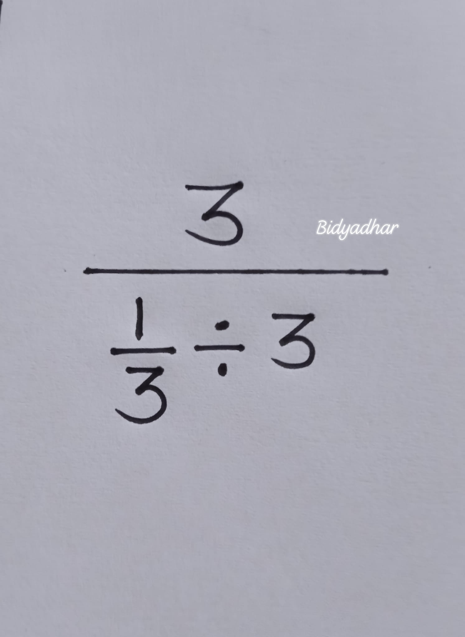 Tricky maths 9÷3(5+8) Time 5 second