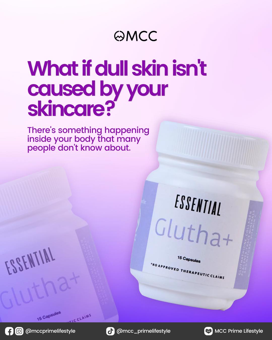 Revitalize your skin and turn back the clock with Glutathione! Say farewell to dullness and aging concerns as this antioxidant superhero works its magic from the inside out. Unlock a radiant complexion