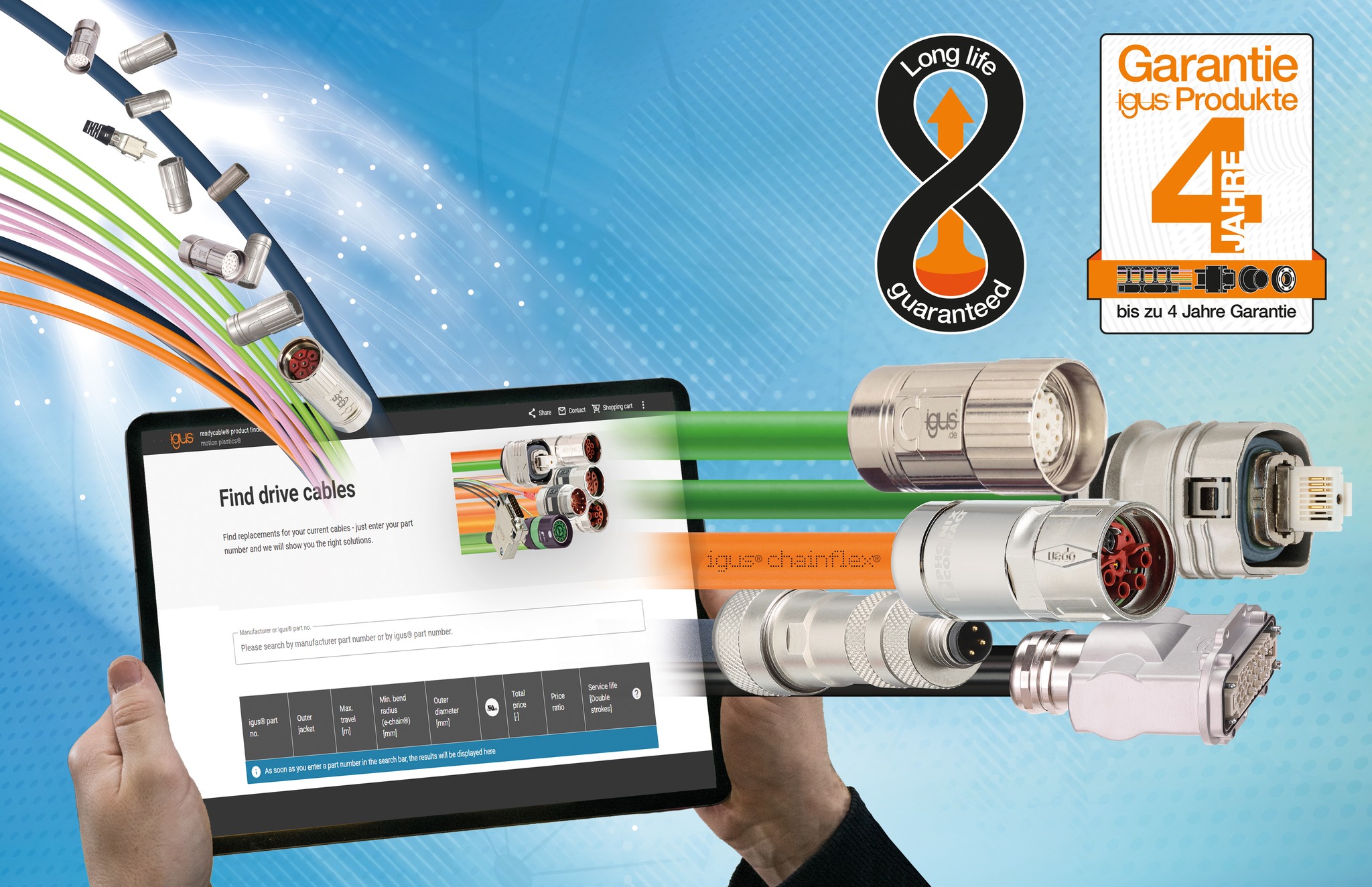 Media - Find a ready-to-use drive cable easily igus a range of over ...