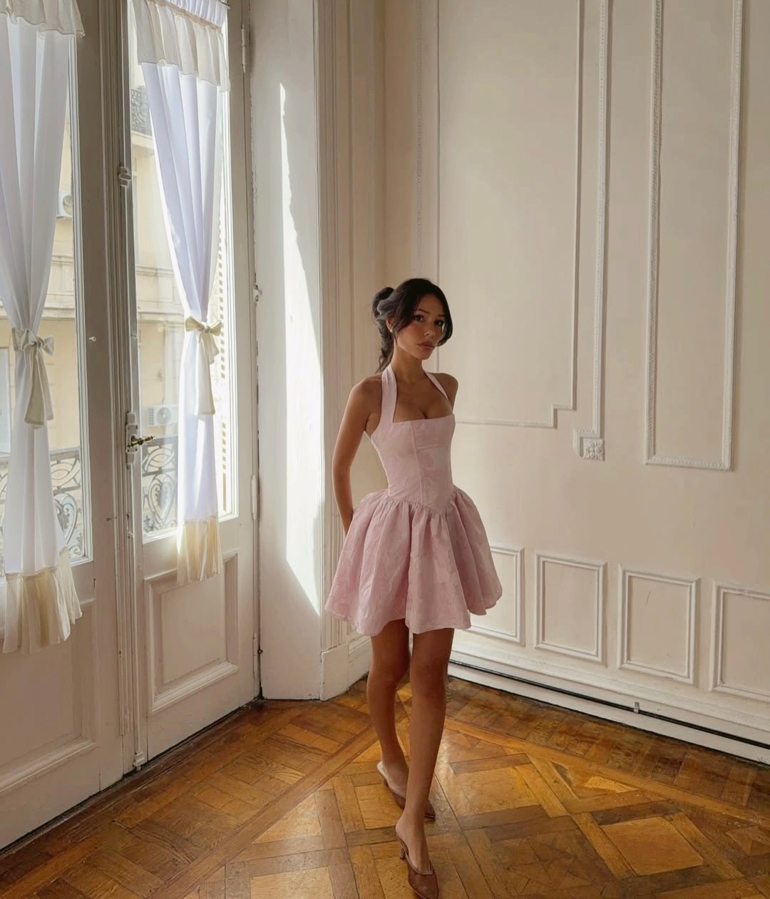 homecoming dresses showpo POV: your mood board just became reality 🎀 Martina Sanchez Damiani #showpo Style worn: Maddy Mini Dress in Pink black tie attire dresses