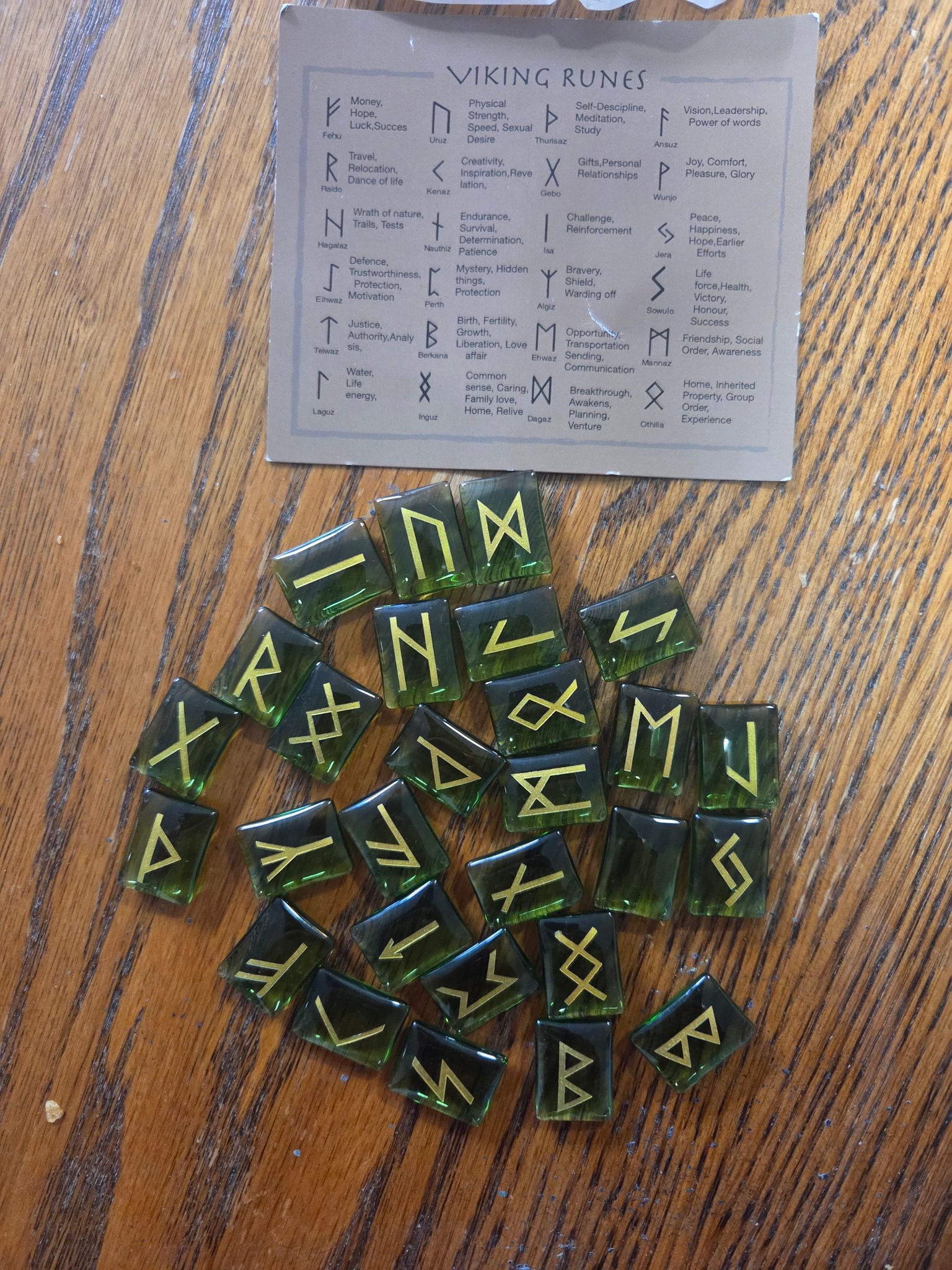 Witchcraft For Beginners | My son got me these beautiful runes from ...