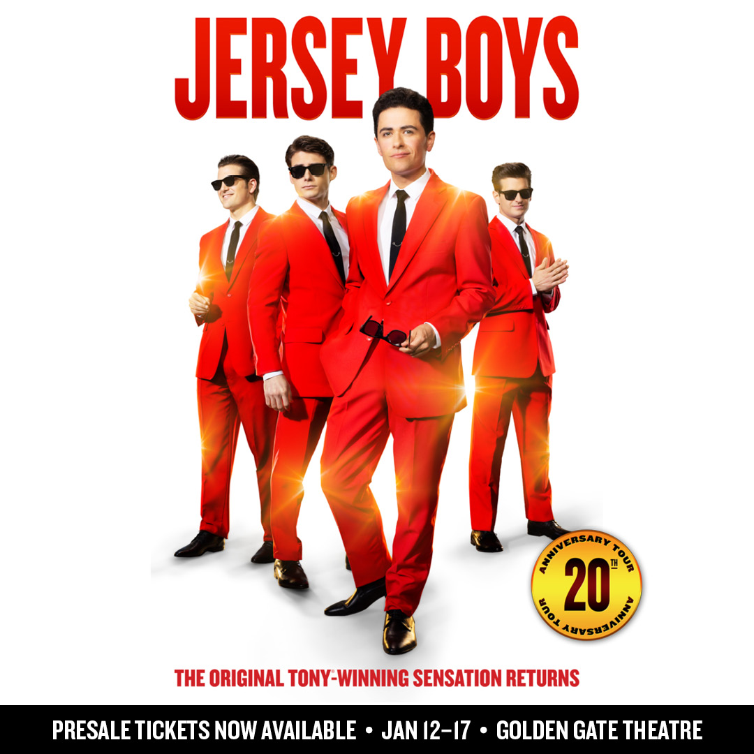 golden gate theater dress code Jersey Boys musical presale tickets for January 12-17 at Theatre style-number:V255123