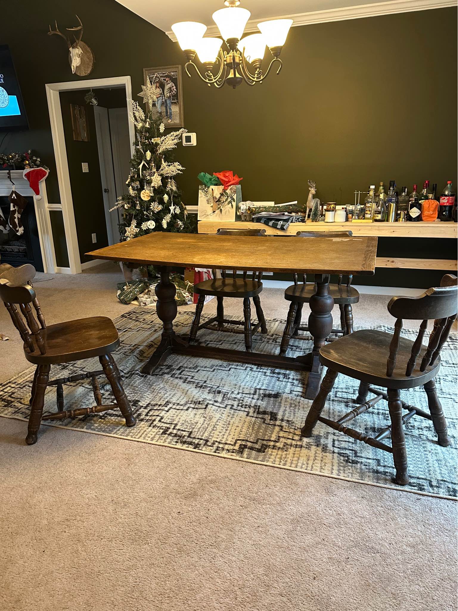 Vintage farm style kitchen table - Dining Tables - Goldsboro, North ...