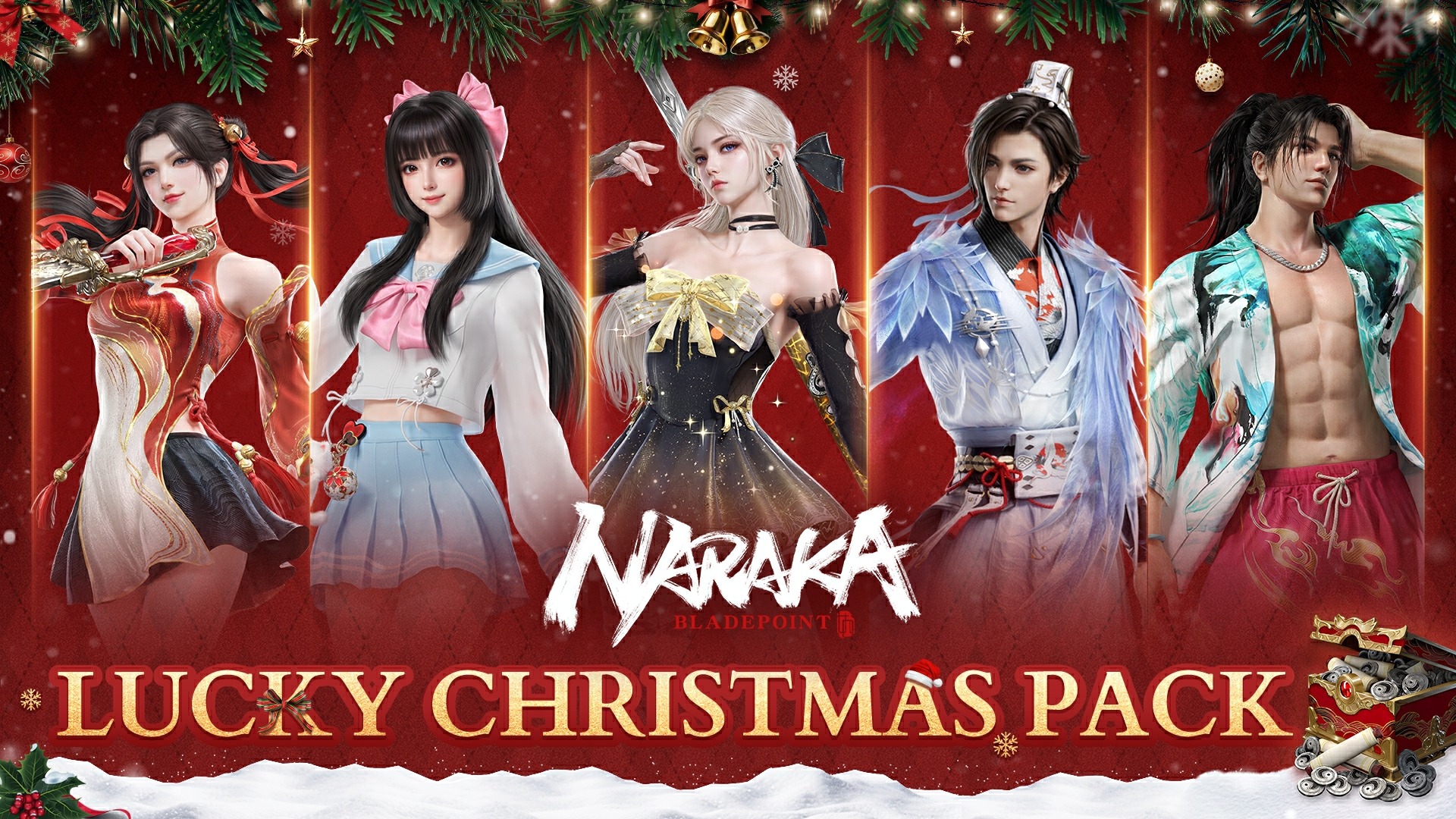 NARAKA: - Unwrap the magic of the Lucky Christmas Pack this holiday ...
