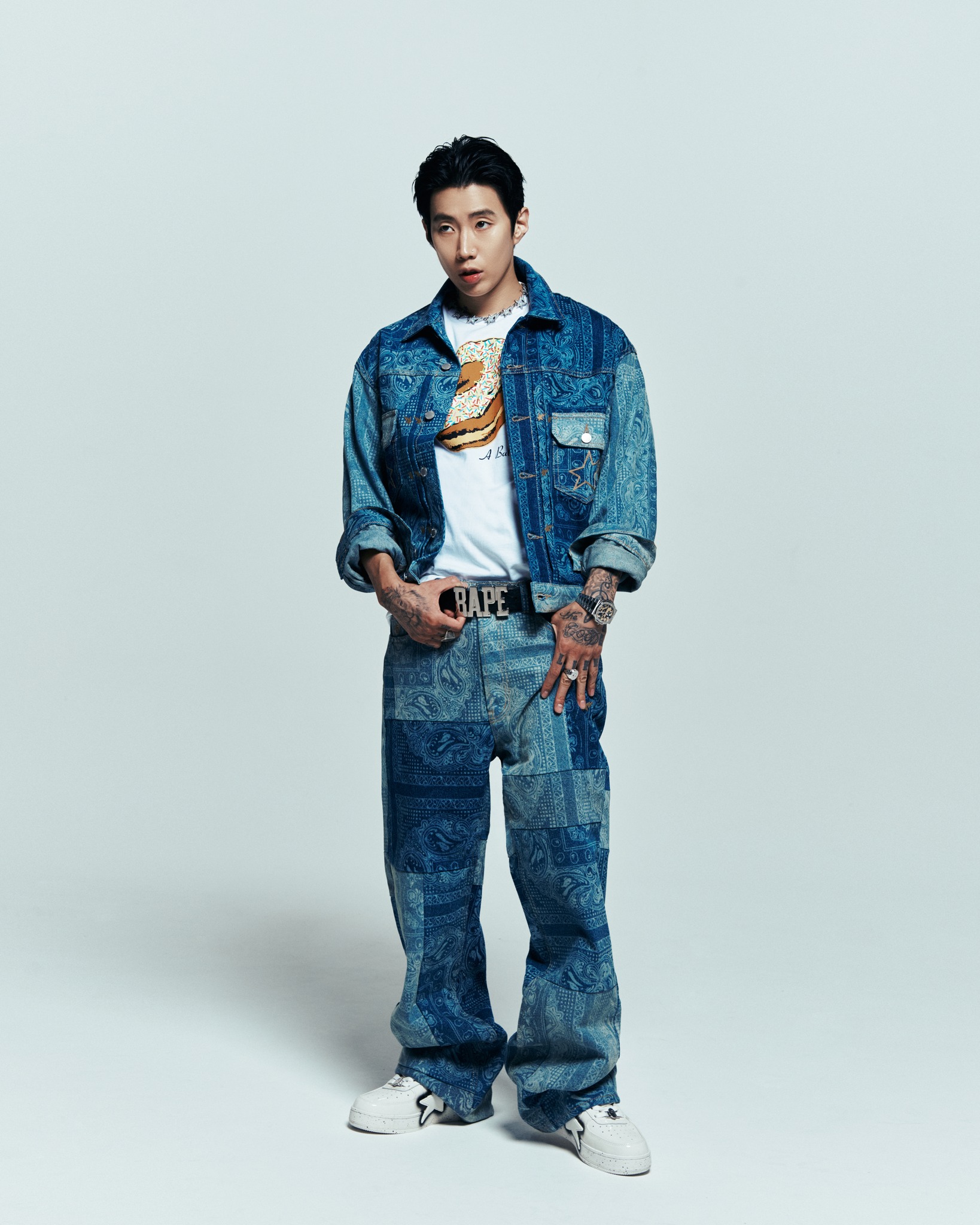 MILO DENIM PANTS BAPE® KIDSよりBABY MILO® の表情がキュートに描かれ