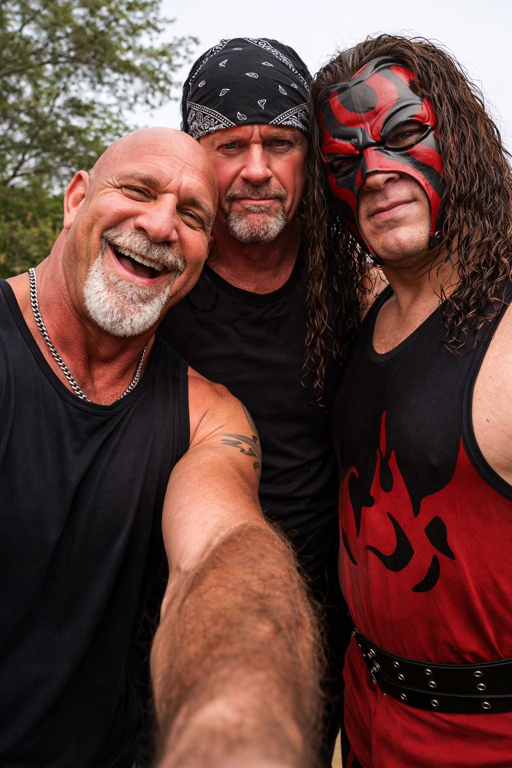 🔥 Legends United in One Frame 🔥 A rare and powerful selfie