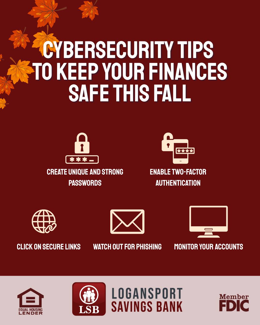 We can't let October fly by... - Logansport Savings Bank | Facebook