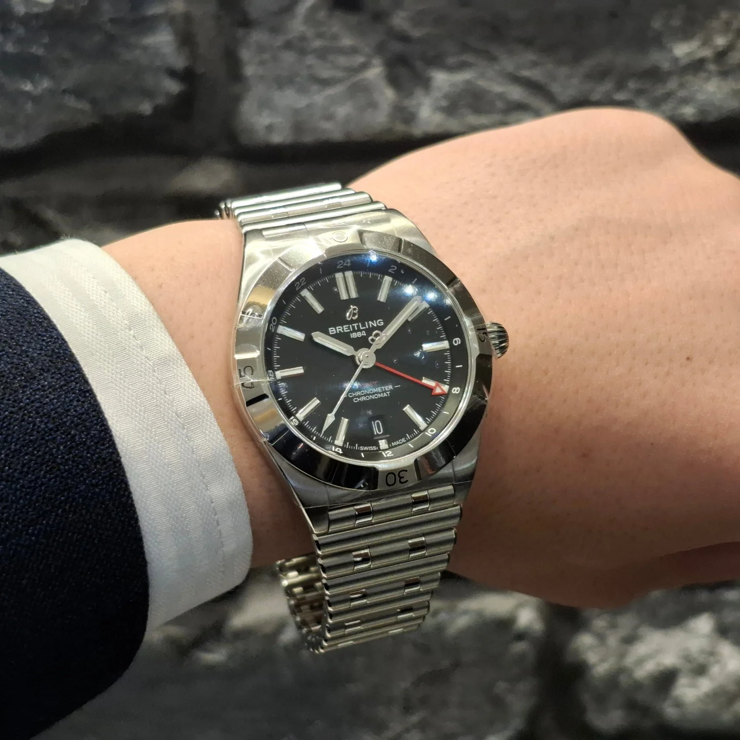 マットヒダカ ブライトリング クロノマットオートマチック GMT 40 GMT 