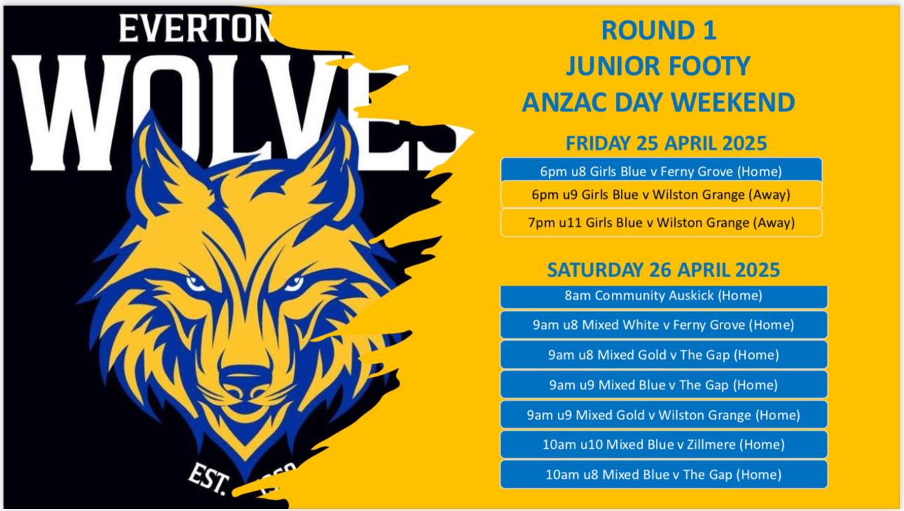 Our Junior and Youth teams are back... - Everton Wolves JAFC | Facebook